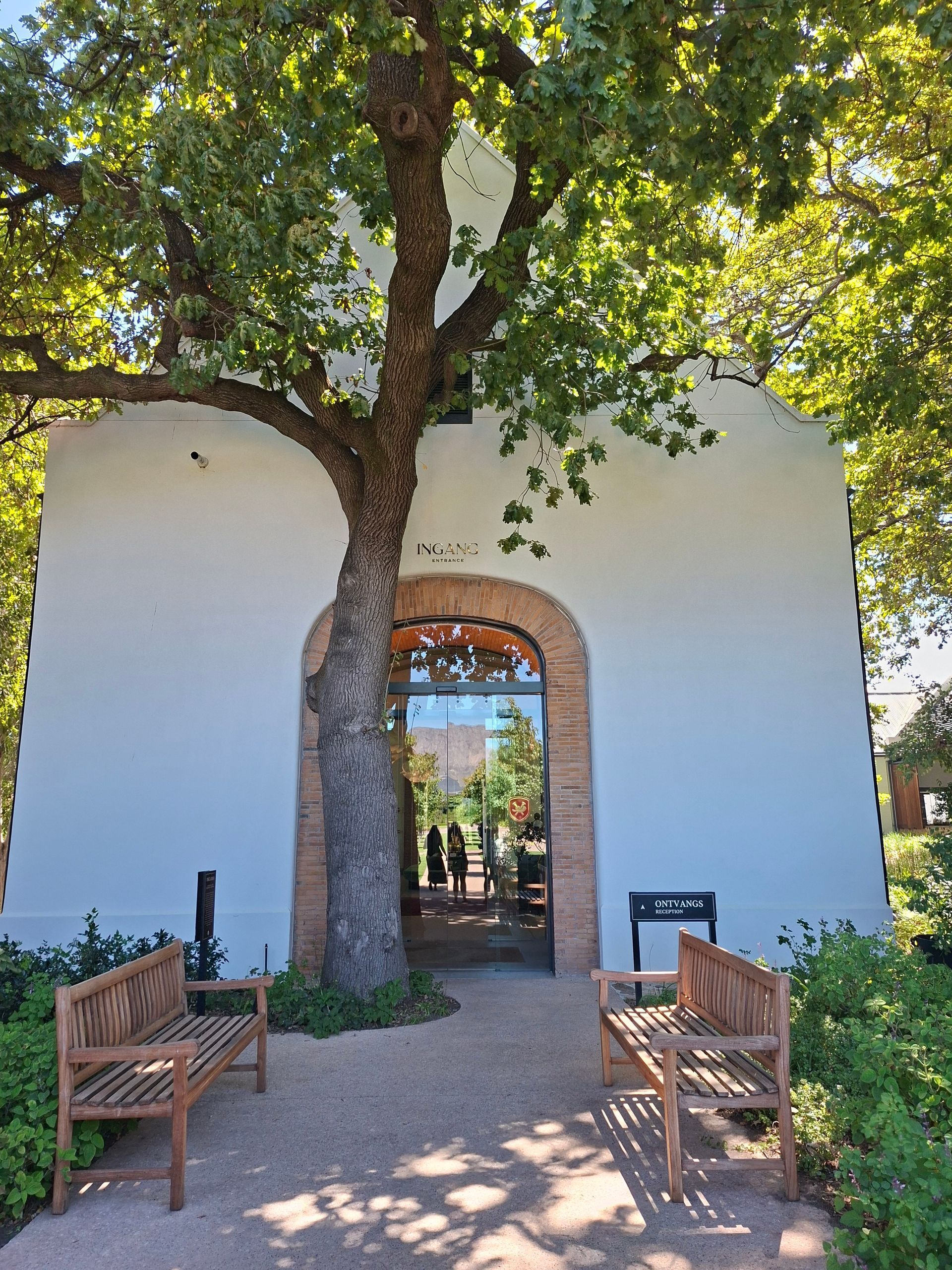 Cellar door at a premium wine estate
